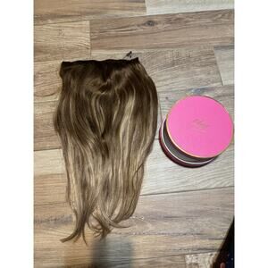 Luxy Halo Hair Extensions 20" Chestnut Brown Balayage